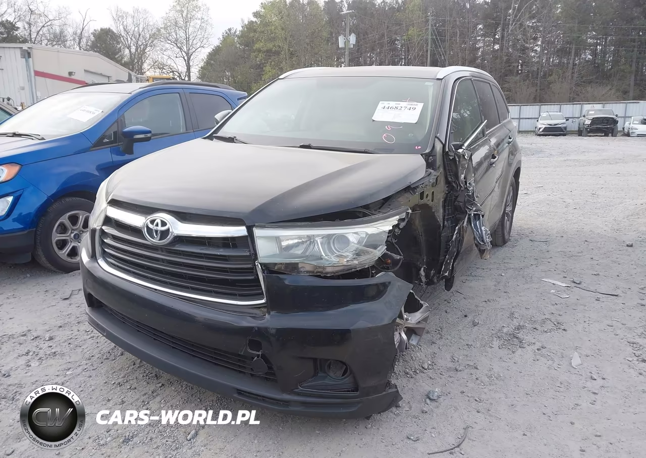 2015 Toyota Highlander Xle V6 VIN:5TDKKRFH5FS091194 - 2