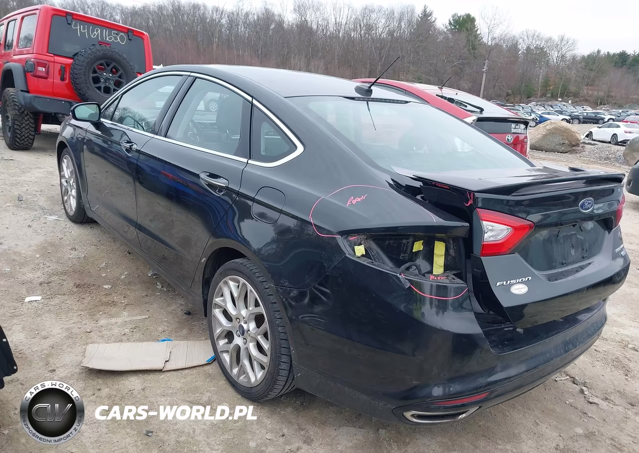 2014 Ford Fusion Titanium VIN:3FA6P0D91ER238144 - 3