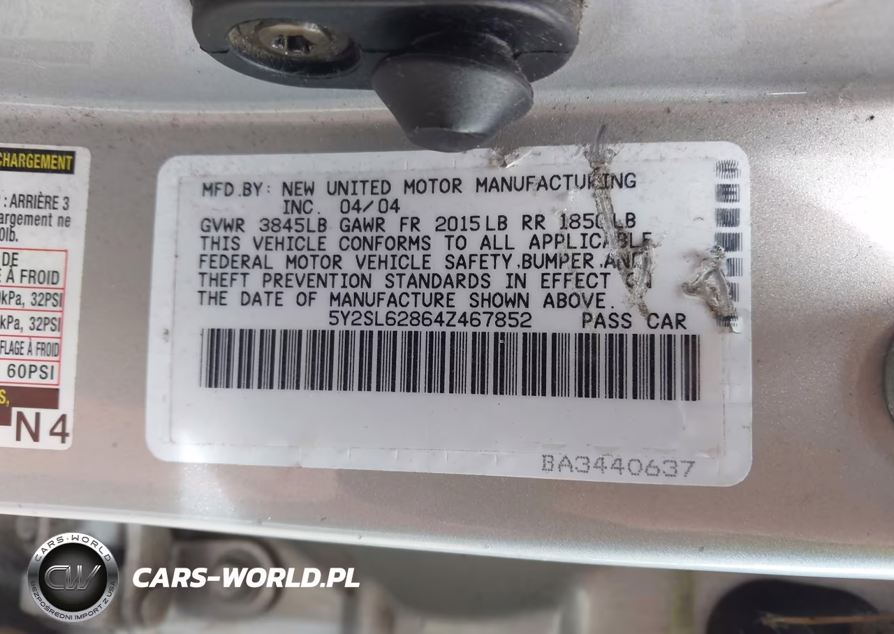 2004 Pontiac Vibe VIN:5Y2SL62864Z467852 - 9