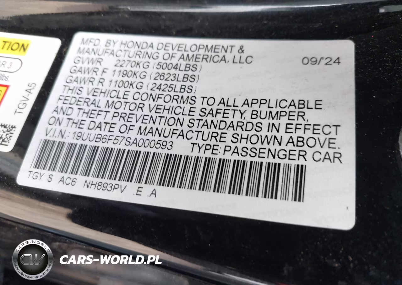 2025 Acura Tlx A-Spec Package VIN:19UUB6F57SA000593 - 9