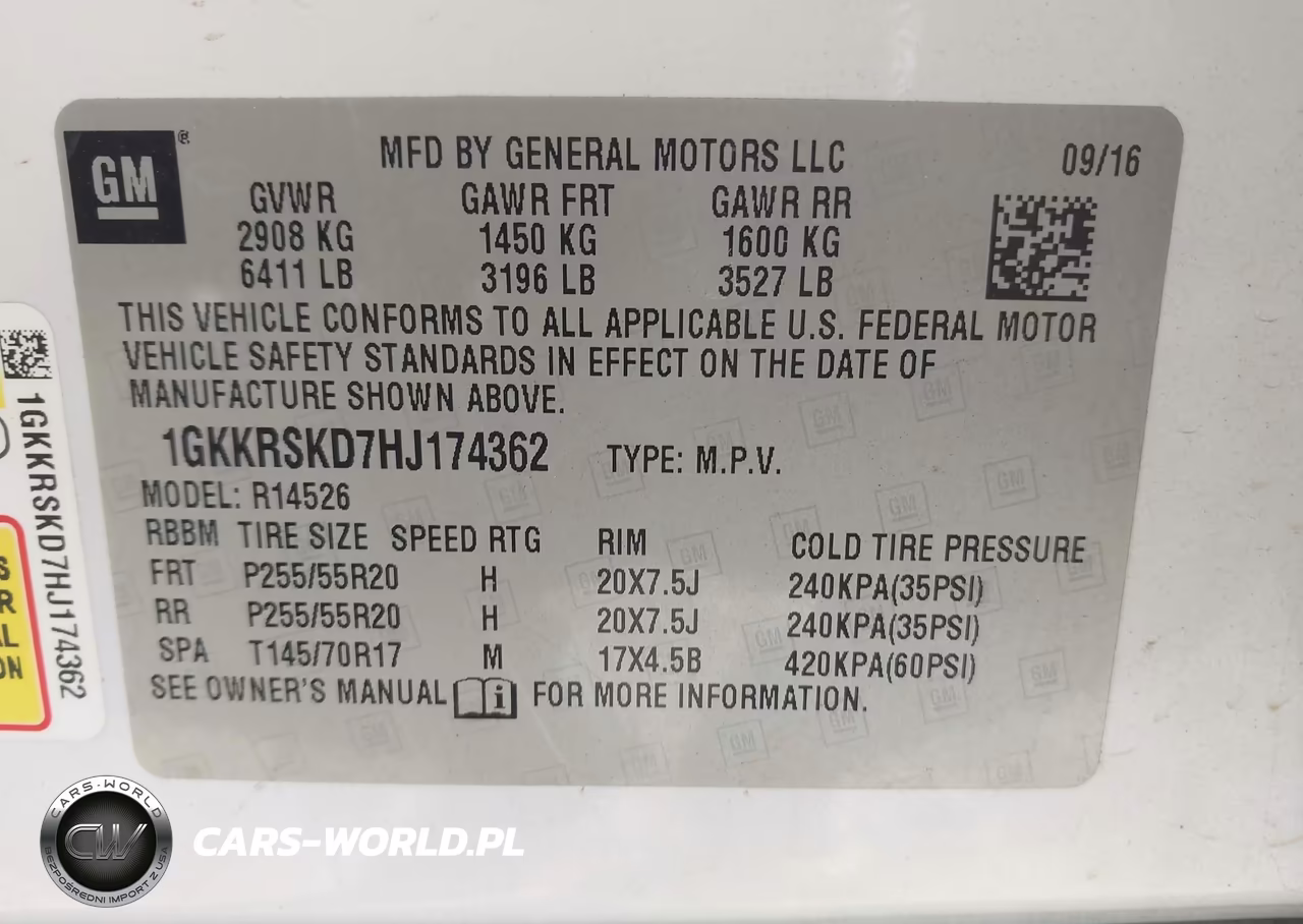 2017 GMC Acadia Limited VIN:1GKKRSKD7HJ174362 - 9