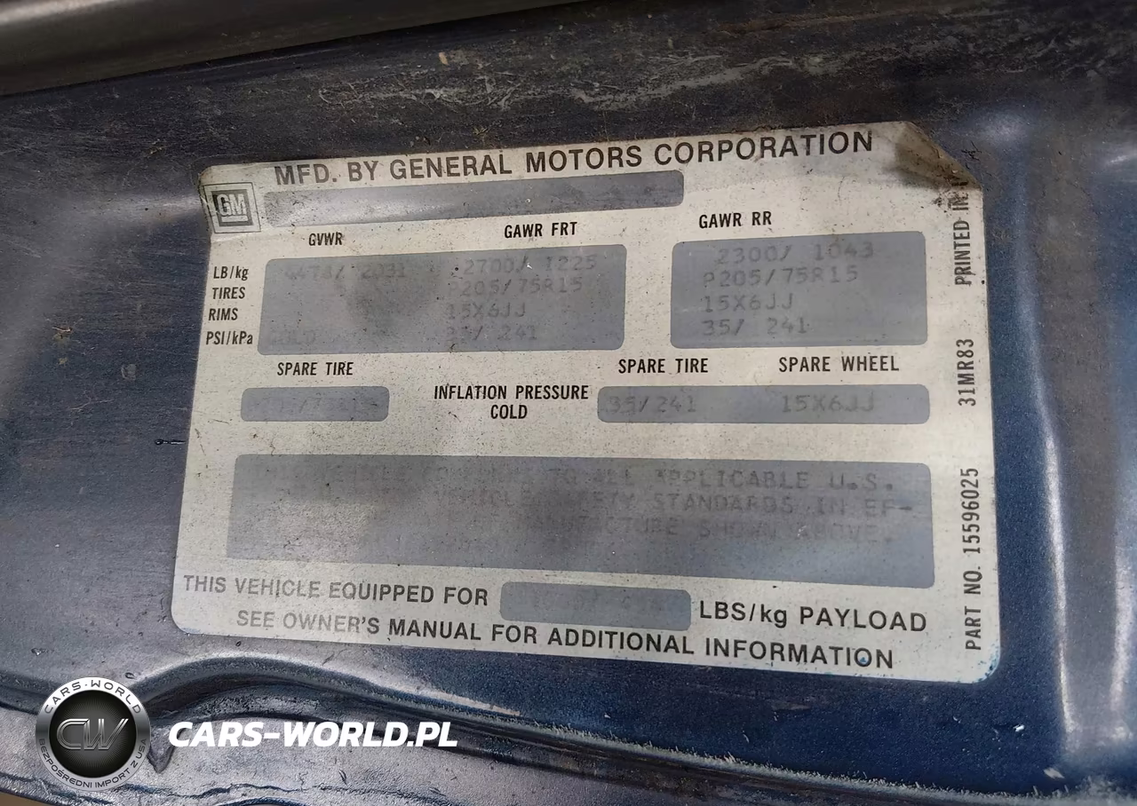 1988 Chevrolet S Truck S10 VIN:1GCCT19R0J8152049 - 9