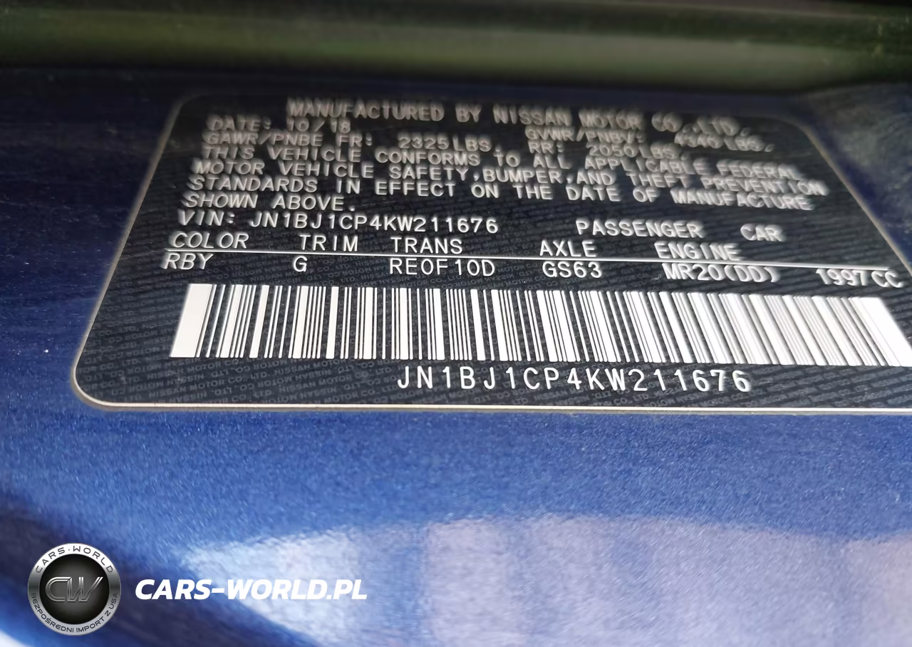 2019 Nissan Rogue Sport S VIN:JN1BJ1CP4KW211676 - 9