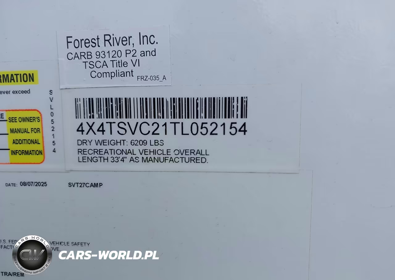 2026 Forest River Other VIN:4X4TSVC21TL052154 - 8