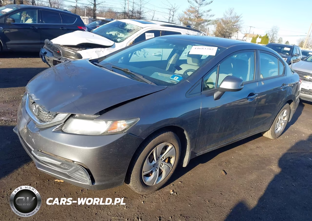 2013 Honda Civic Lx VIN:2HGFB2F53DH544417 - 2