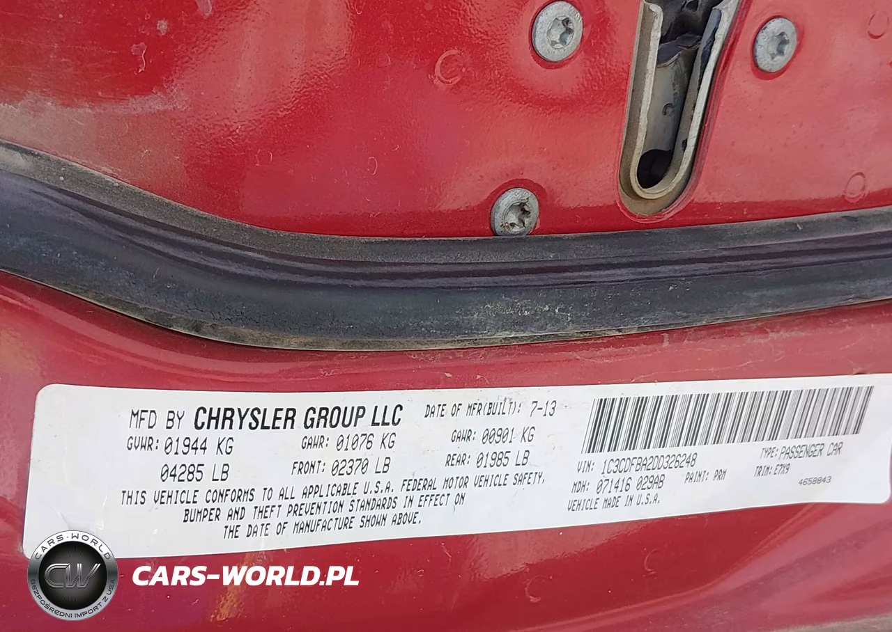 2013 Dodge Dart Sxt VIN:1C3CDFBA2DD326248 - 9