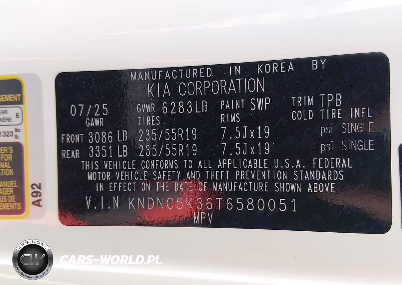 2026 Kia Carnival Mpv Ex VIN:KNDNC5K36T6580051 - 9