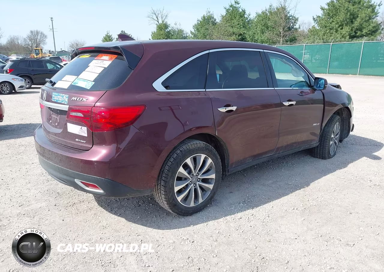 2014 Acura Mdx Technology Package VIN:5FRYD4H45EB040622 - 4
