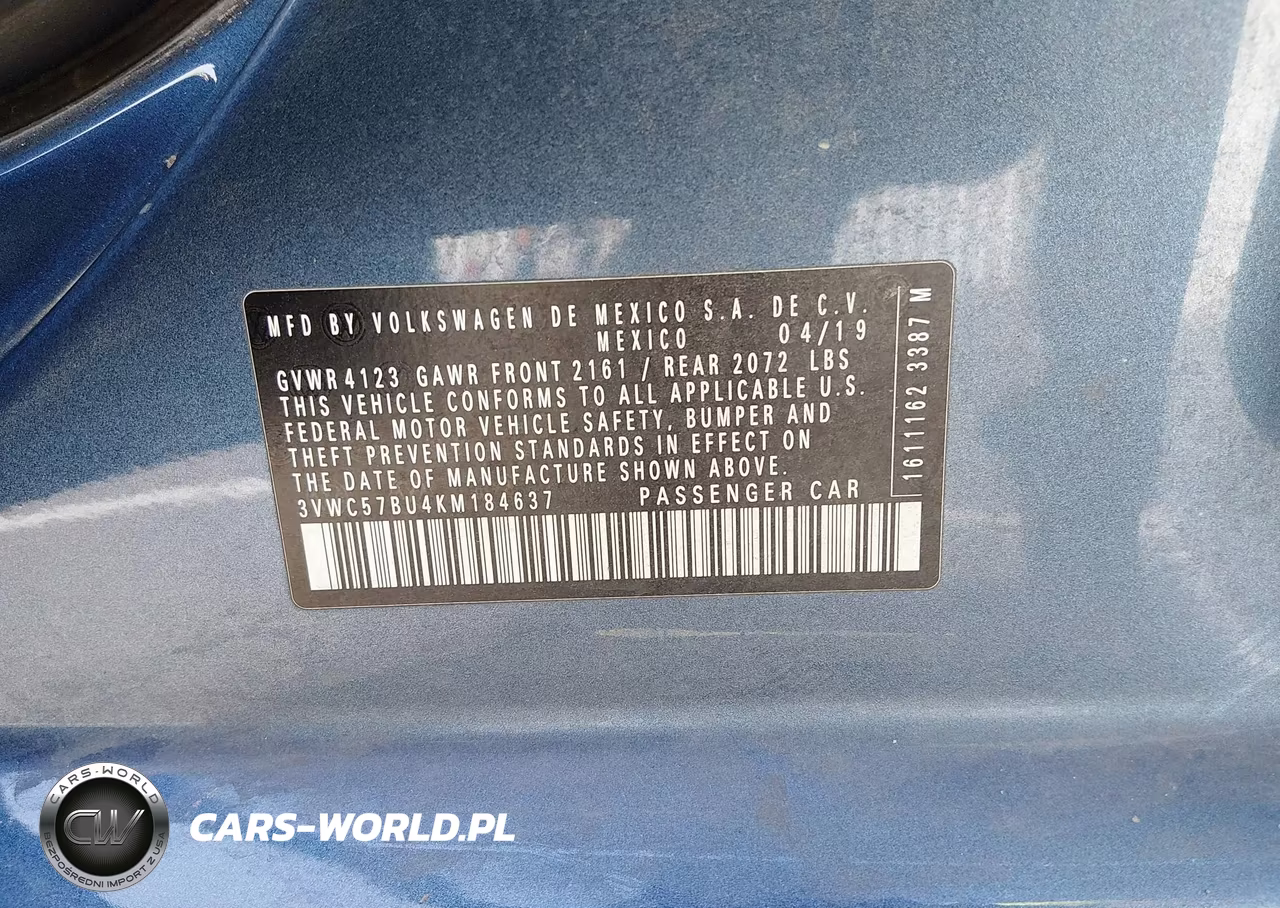 2019 Volkswagen Jetta 1.4T R-Line-1.4T S-1.4T Se VIN:3VWC57BU4KM184637 - 9
