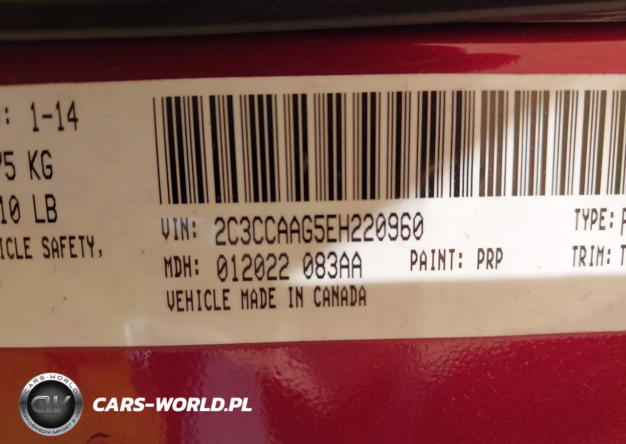 2014 Chrysler 300 VIN:2C3CCAAG5EH220960 - 9