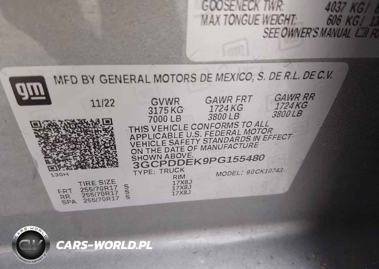 2023 Chevrolet Silverado 1500 4Wd Standard Bed Lt VIN:3GCPDDEK9PG155480 - 9