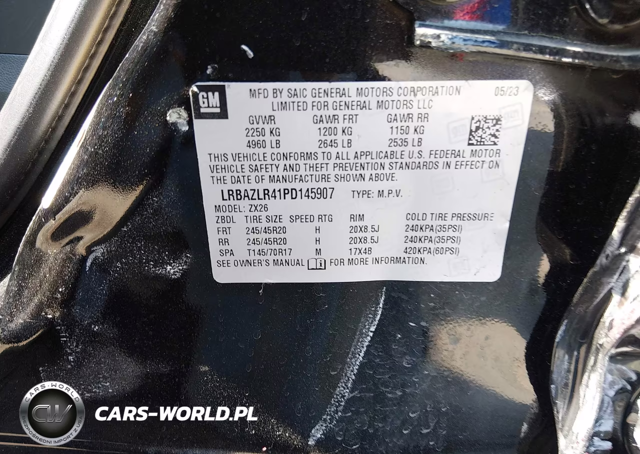 2023 Buick Envision Preferred Fwd VIN:LRBAZLR41PD145907 - 9