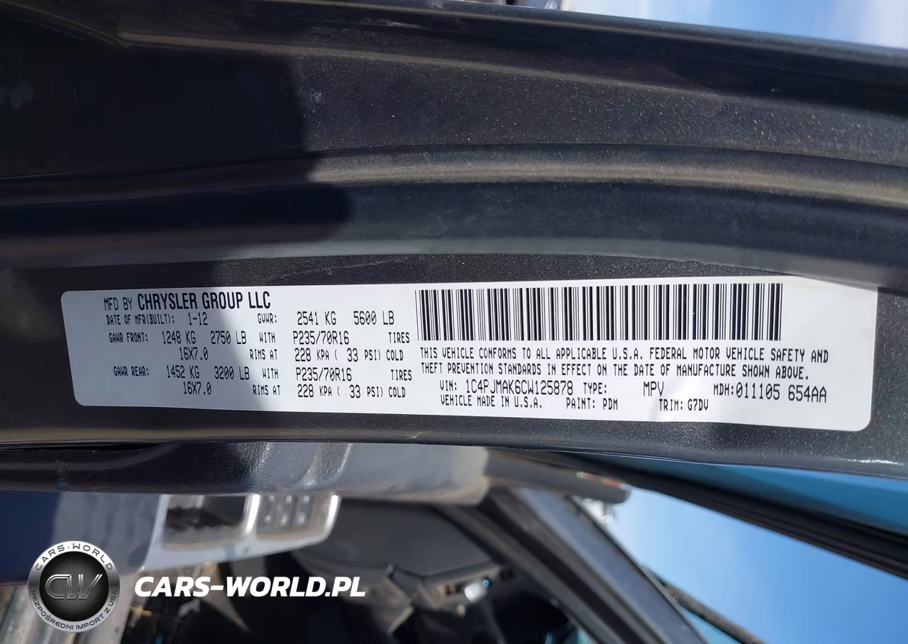 2012 Jeep Liberty Sport VIN:1C4PJMAK6CW125878 - 9