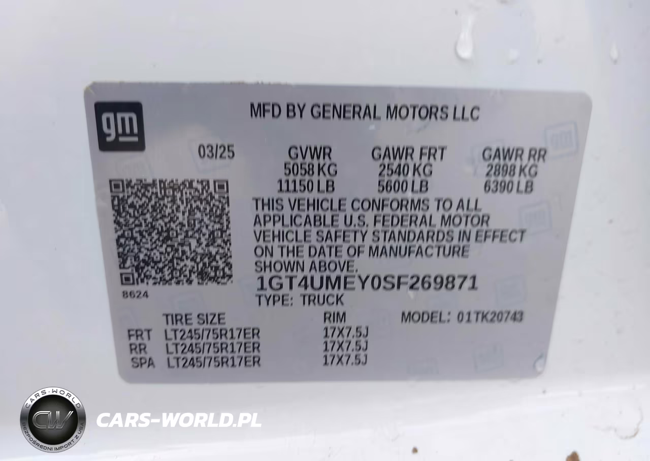 2025 GMC Sierra 2500Hd 4Wd Standard Bed Sle VIN:1GT4UMEY0SF269871 - 8
