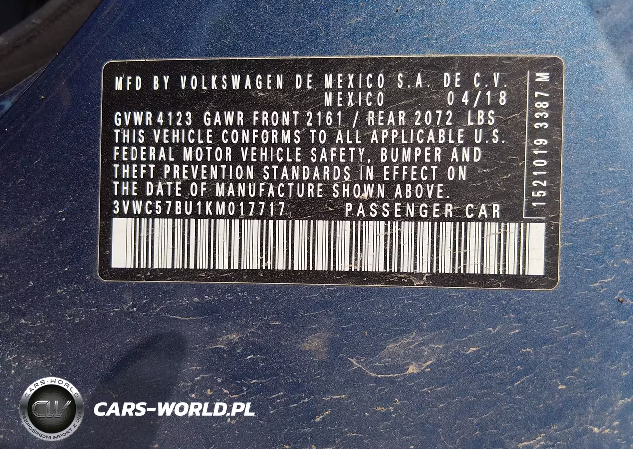 2019 Volkswagen Jetta 1.4T R-Line-1.4T S-1.4T Se VIN:3VWC57BU1KM017717 - 9
