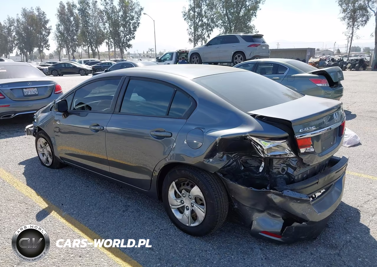 2013 Honda Civic Lx VIN:19XFB2F54DE223805 - 3