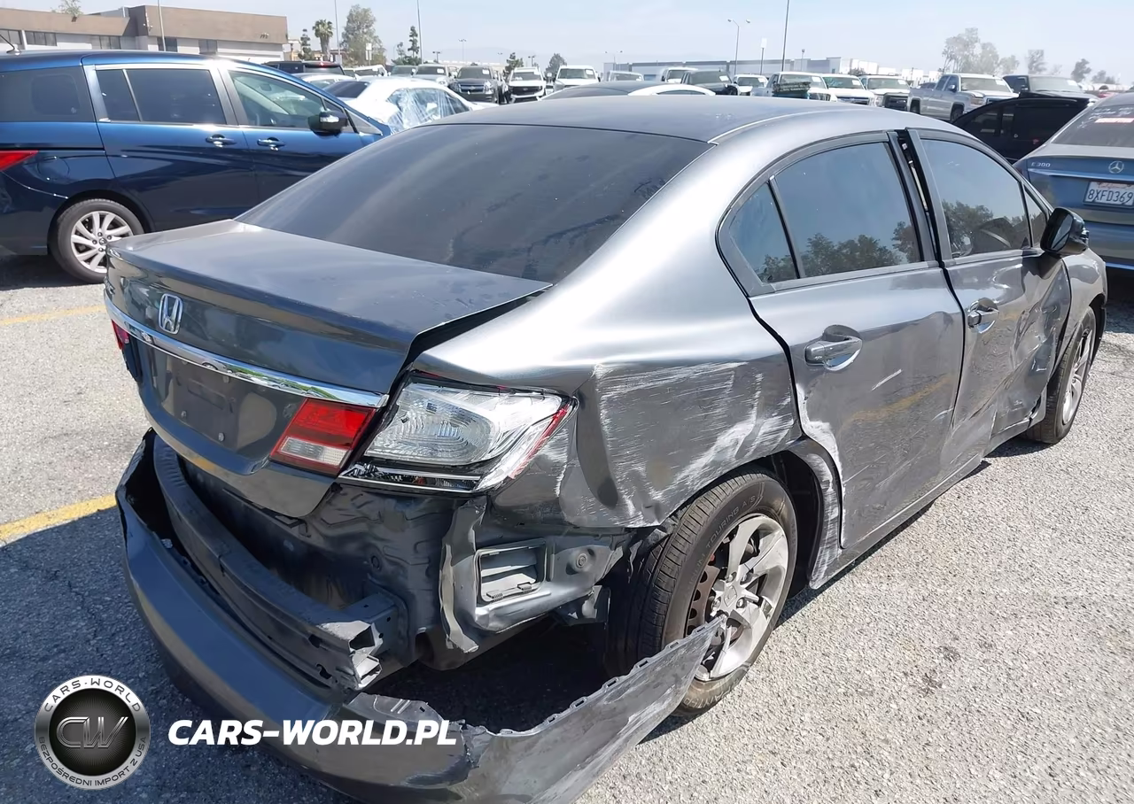 2013 Honda Civic Lx VIN:19XFB2F54DE223805 - 4