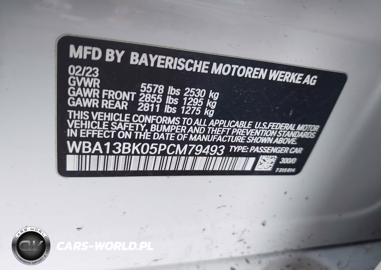 2023 BMW M550 I xDrive VIN:WBA13BK05PCM79493 - 9