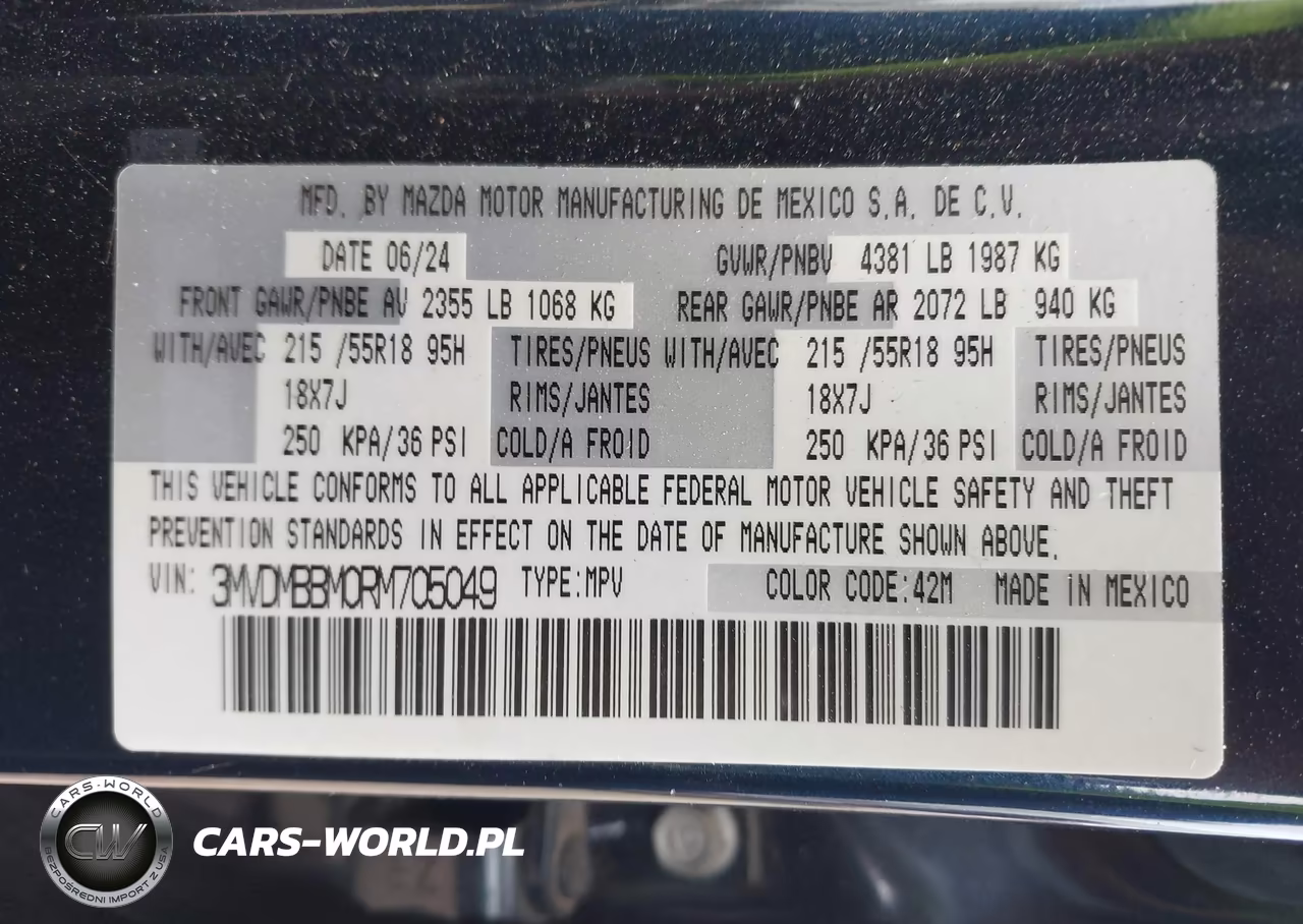 2024 Mazda Cx-30 2.5 S Select Sport VIN:3MVDMBBM0RM705049 - 9