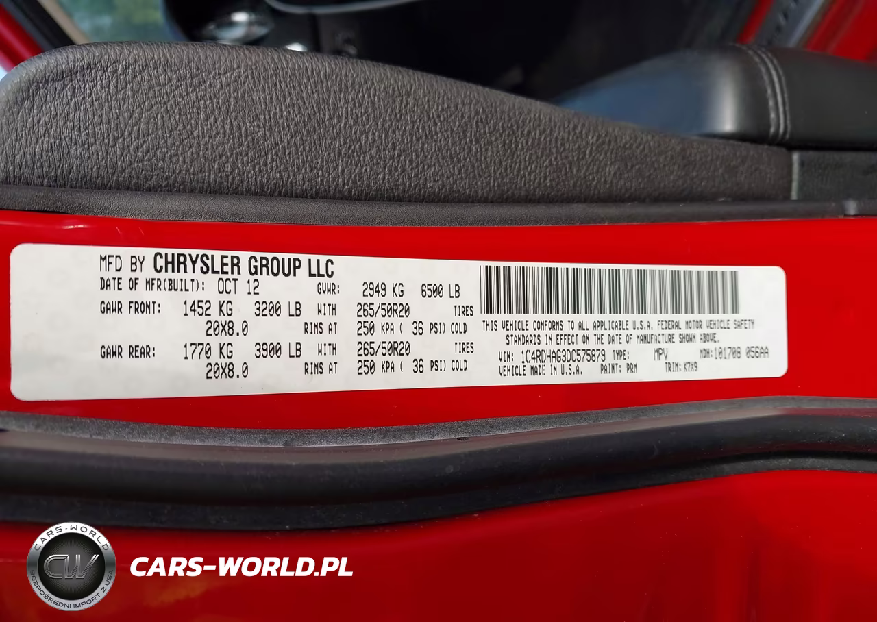 2013 Dodge Durango Sxt VIN:1C4RDHAG3DC575879 - 9