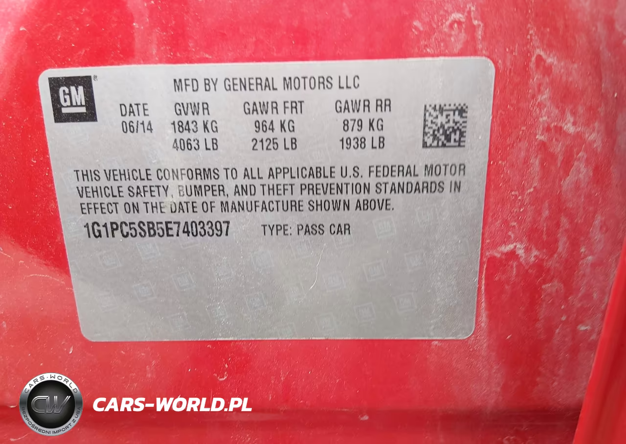 2014 Chevrolet Cruze 1Lt Auto VIN:1G1PC5SB5E7403397 - 9