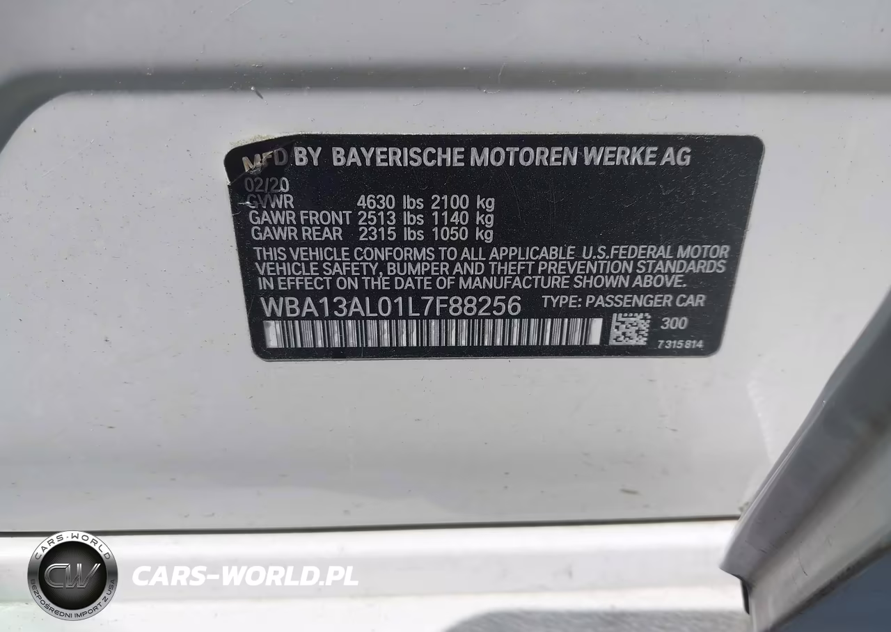 2020 BMW M235I Gran Coupe xDrive VIN:WBA13AL01L7F88256 - 9