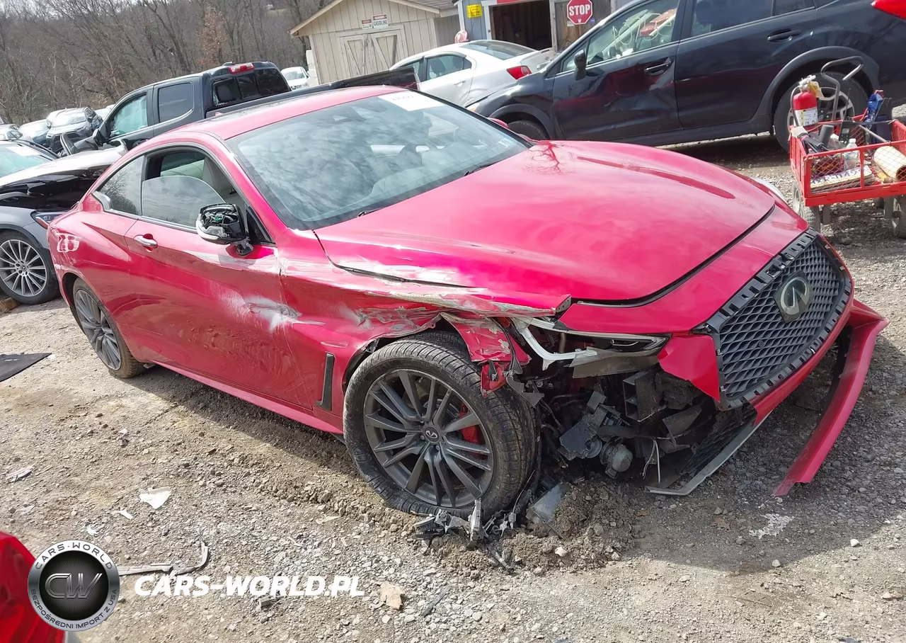 2017 Infiniti Q60 3.0T Red Sport 400