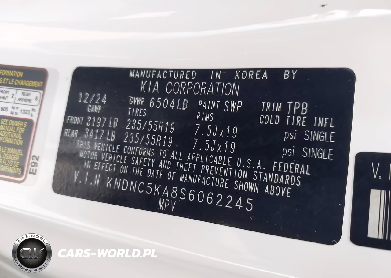 2025 Kia Carnival Mpv Hybrid Ex VIN:KNDNC5KA8S6062245 - 9