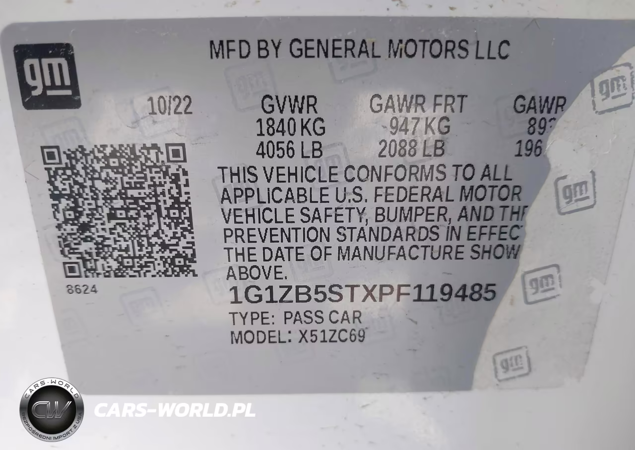 2023 Chevrolet Malibu Fwd Ls VIN:1G1ZB5STXPF119485 - 9