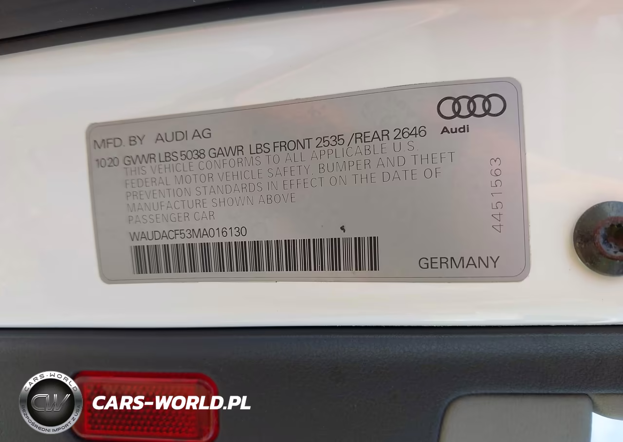 2021 Audi A5 Sportback Premium 45 Tfsi Quattro S Tronic VIN:WAUDACF53MA016130 - 9
