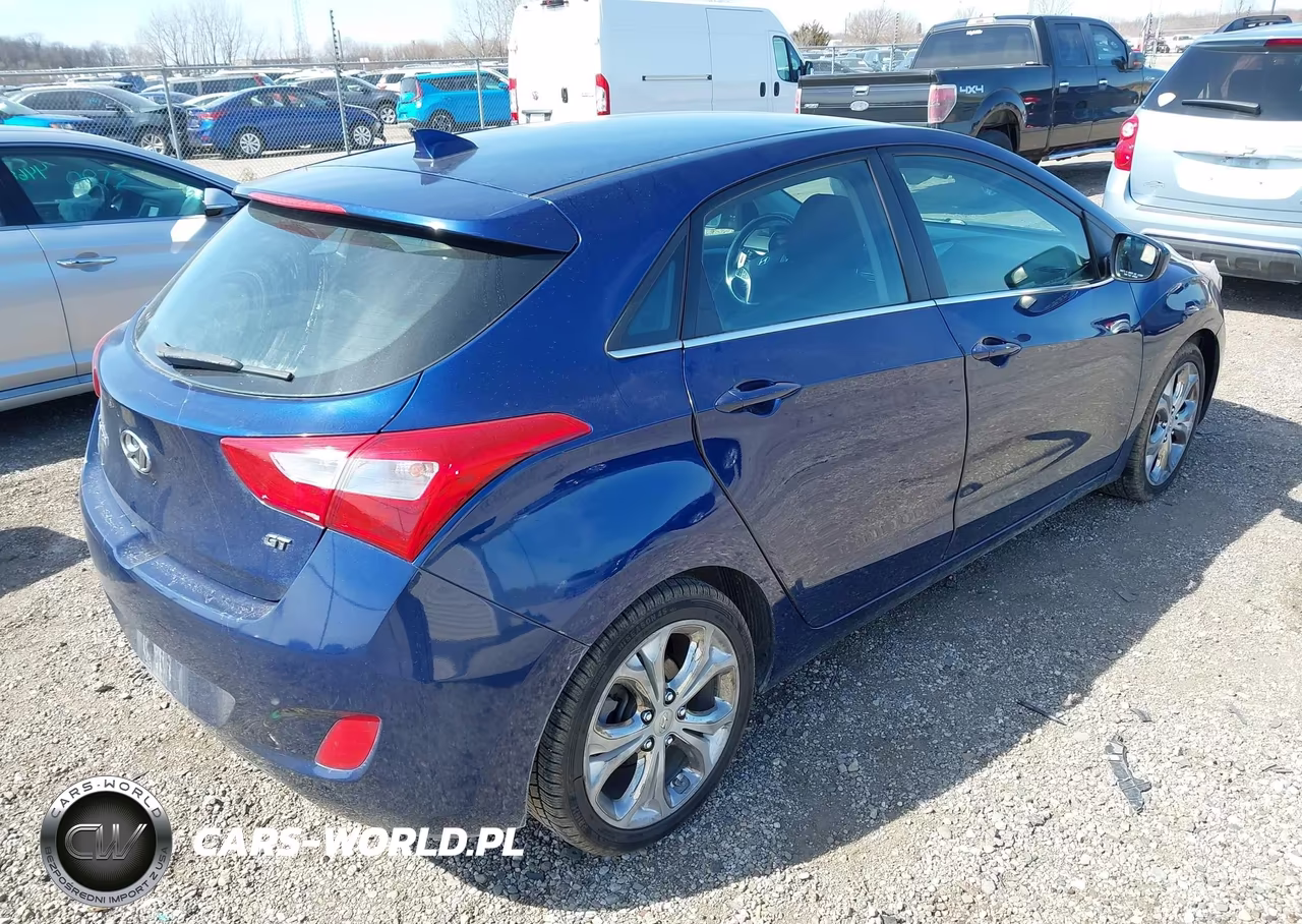 2013 Hyundai Elantra Gt VIN:KMHD35LE5DU046754 - 4