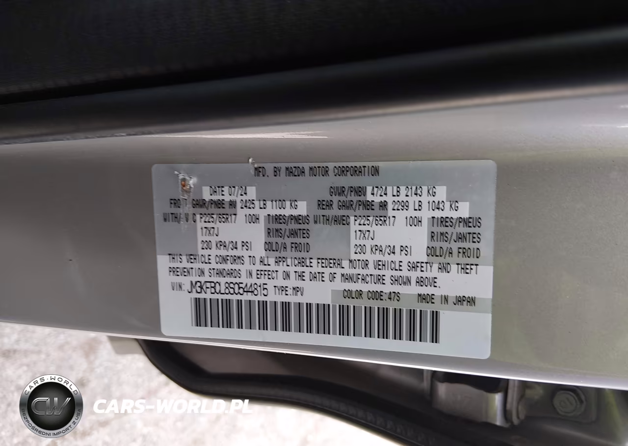 2025 Mazda Cx-5 2.5 S Preferred VIN:JM3KFBCL8S0544815 - 9