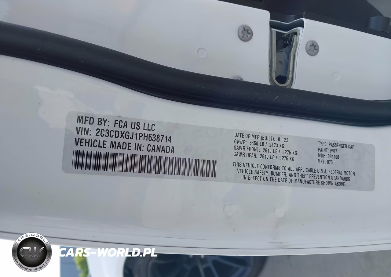 2023 Dodge Charger Scat Pack Widebody VIN:2C3CDXGJ1PH638714 - 9