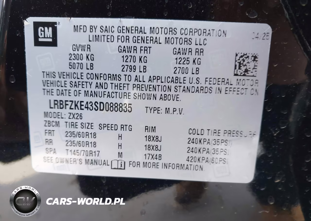 2025 Buick Envision Preferred Awd VIN:LRBFZKE43SD088835 - 9