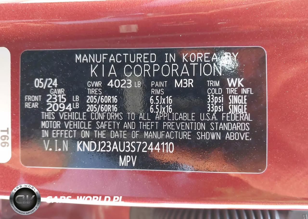 2025 Kia Soul Lx VIN:KNDJ23AU3S7244110 - 9