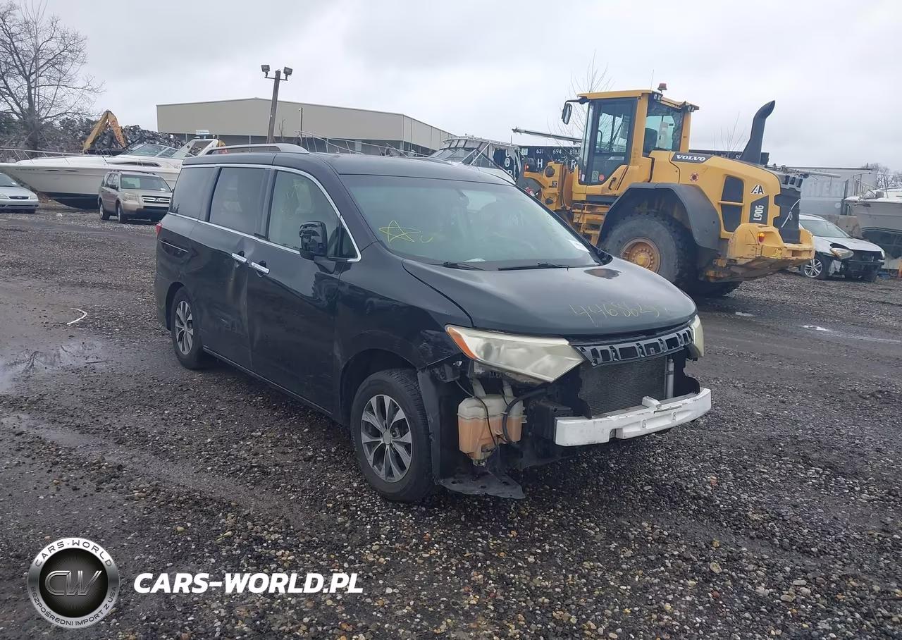 2012 Nissan Quest S VIN:JN8AE2KP7C9039782 - 1