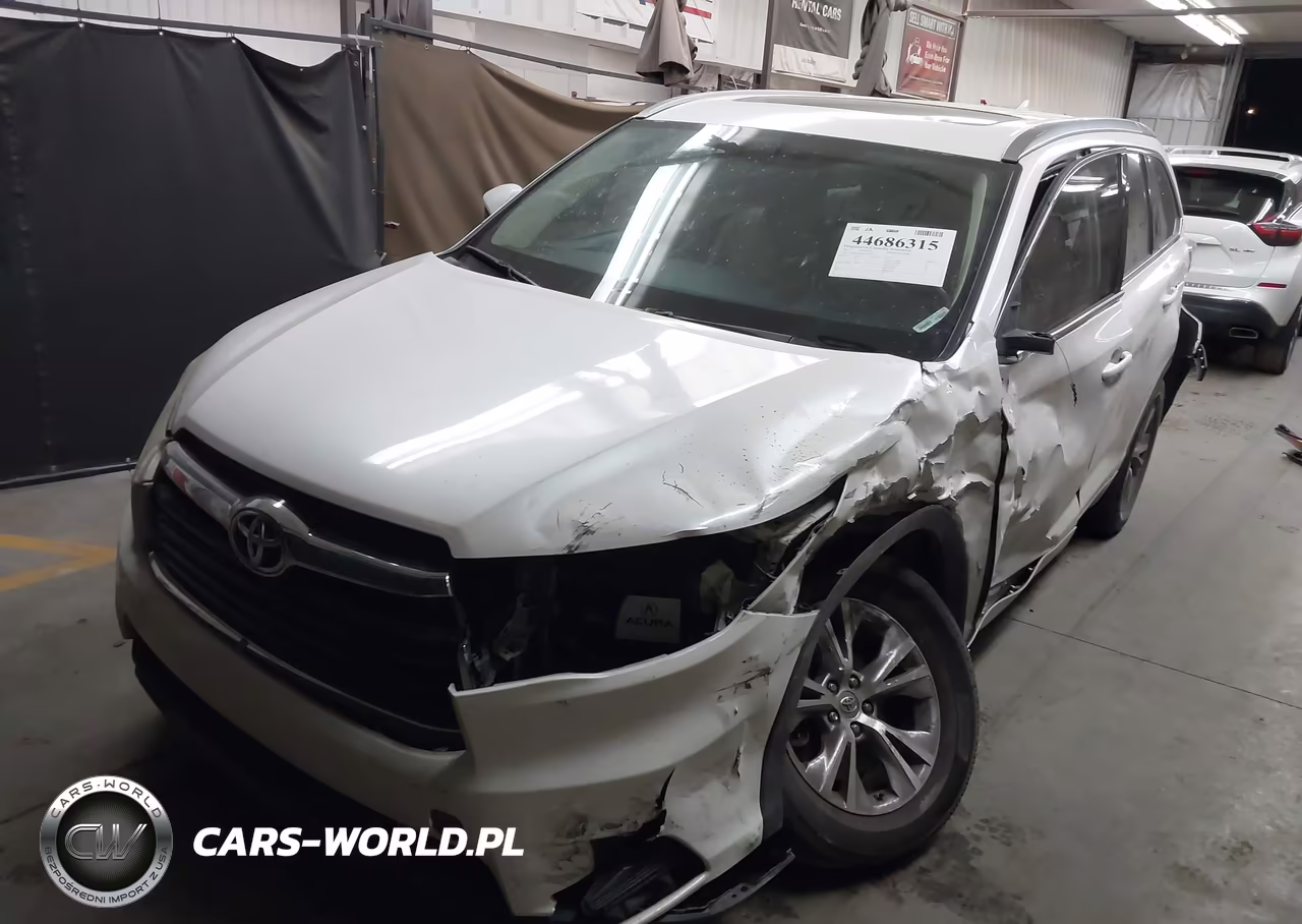2015 Toyota Highlander Xle V6 VIN:5TDKKRFH4FS116313 - 2