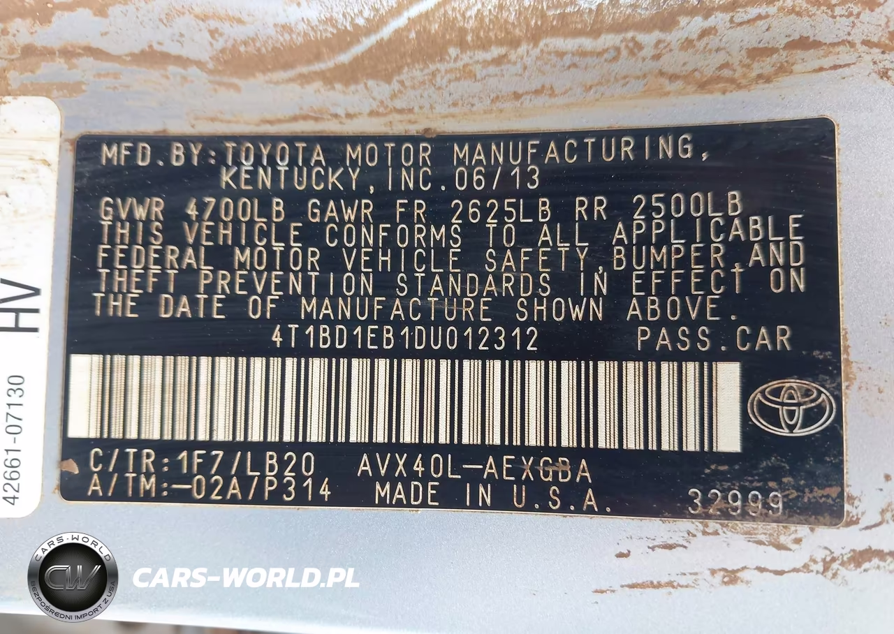 2013 Toyota Avalon Hybrid Xle Premium VIN:4T1BD1EB1DU012312 - 9