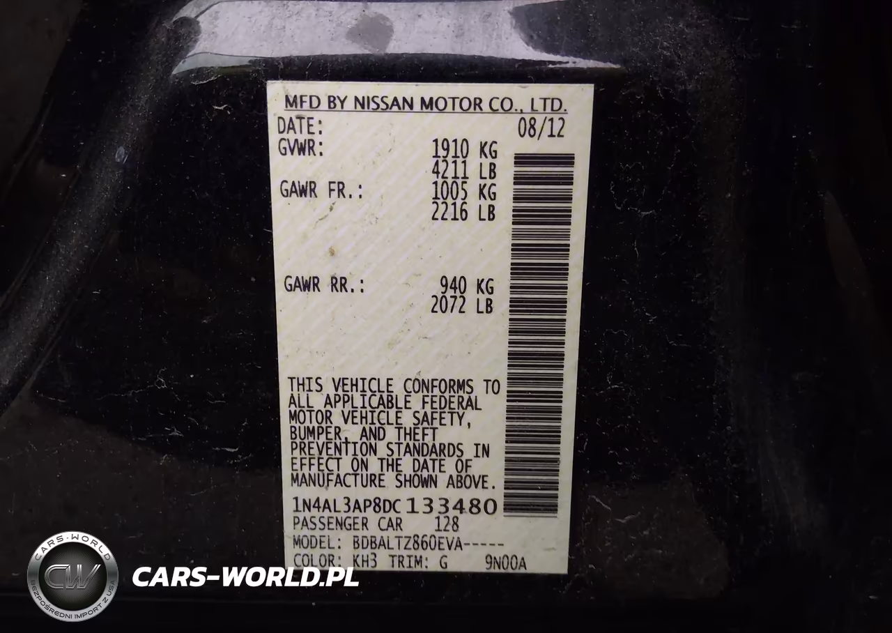 2013 Nissan Altima 2.5 Sv VIN:1N4AL3AP8DC133480 - 9
