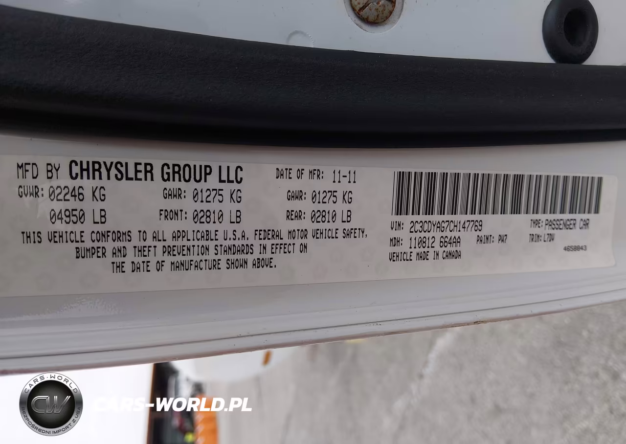 2012 Dodge Challenger Sxt VIN:2C3CDYAG7CH147769 - 9