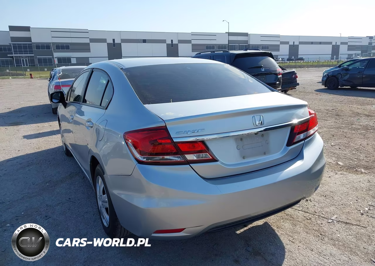 2014 Honda Civic Lx VIN:2HGFB2F56EH520307 - 3