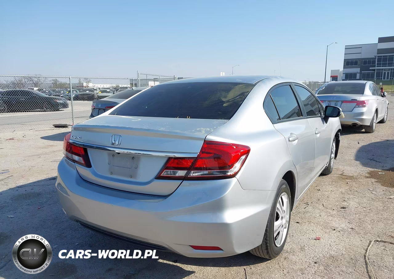 2014 Honda Civic Lx VIN:2HGFB2F56EH520307 - 4