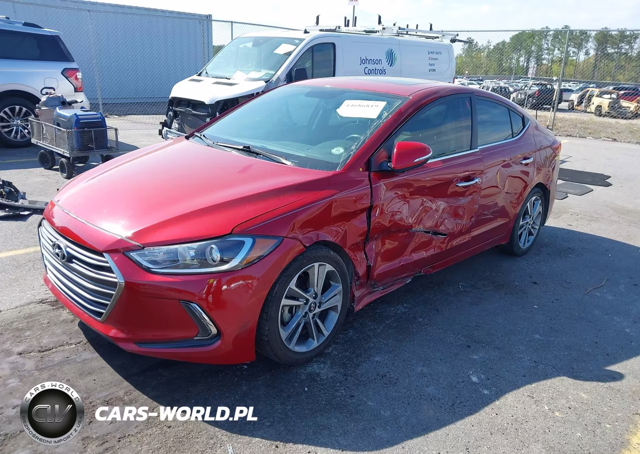 2017 Hyundai Elantra Limited VIN:KMHD84LF3HU285407 - 2