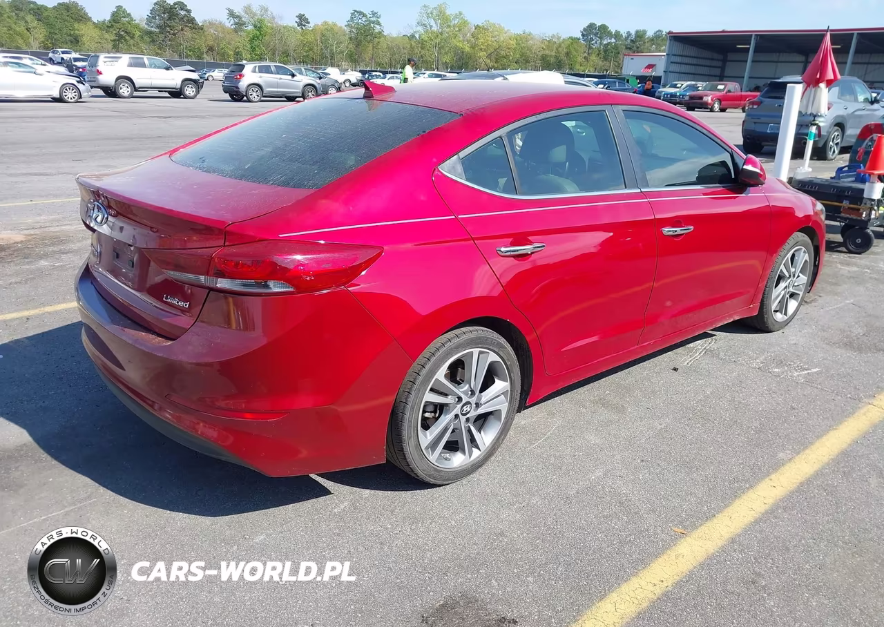 2017 Hyundai Elantra Limited VIN:KMHD84LF3HU285407 - 4