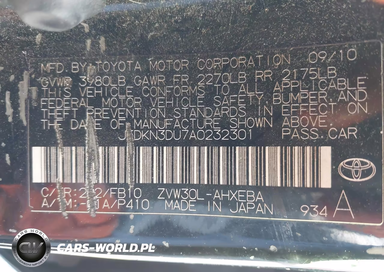 2010 Toyota Prius Ii VIN:JTDKN3DU7A0232301 - 9