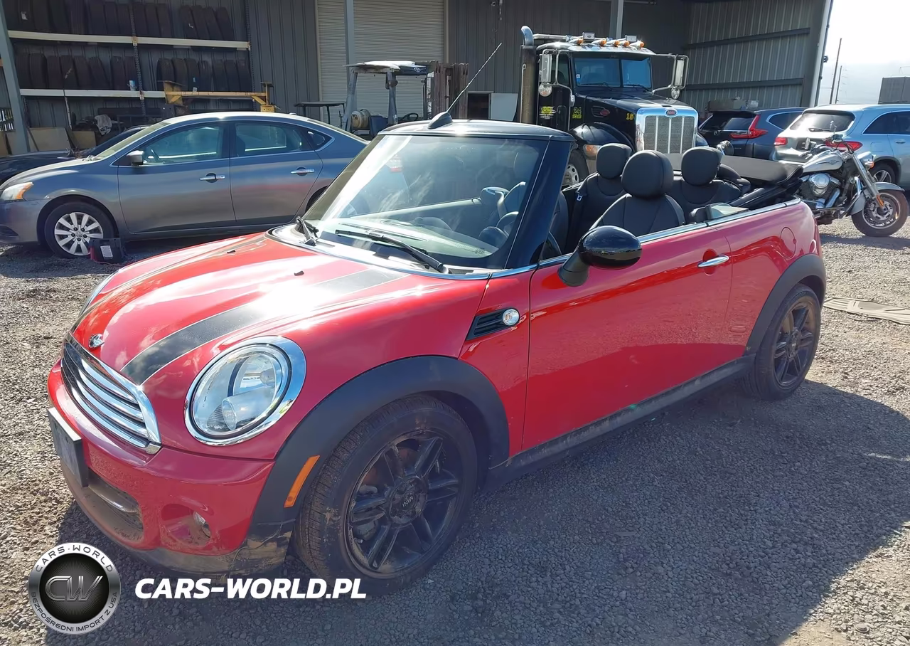 2013 Mini Convertible Cooper VIN:WMWZN3C50DT568672 - 2