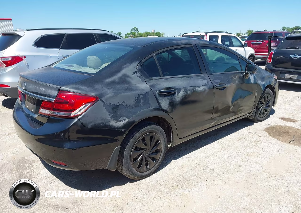 2013 Honda Civic Lx VIN:2HGFB2F56DH516742 - 4