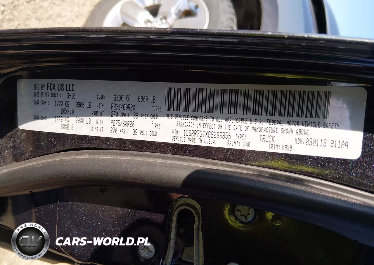 2016 Ram 1500 Big Horn VIN:1C6RR7GTXGS286855 - 9