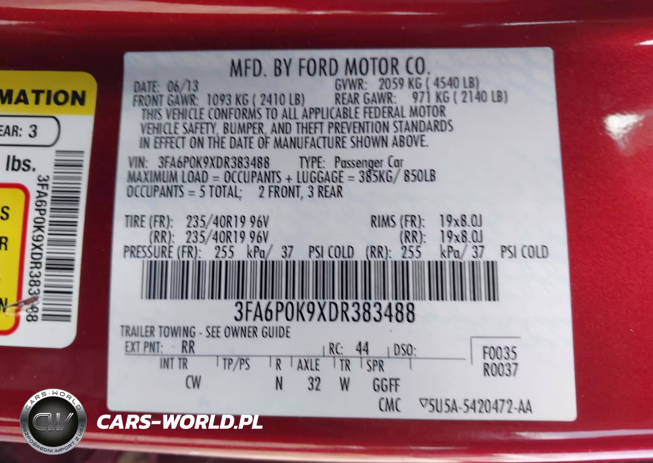 2013 Ford Fusion Titanium VIN:3FA6P0K9XDR383488 - 9