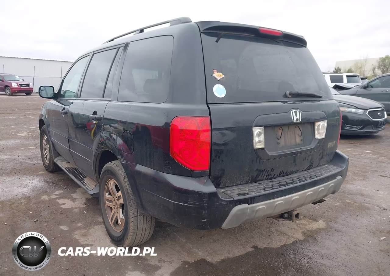 2004 Honda Pilot Ex-L VIN:2HKYF18504H562948 - 3